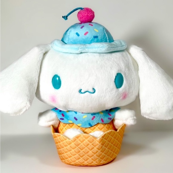 Cinnamoroll Icecream Parlor Sundae Plush - Full Size - Sanrio - Kawaii Plushie - Picture 1 of 8